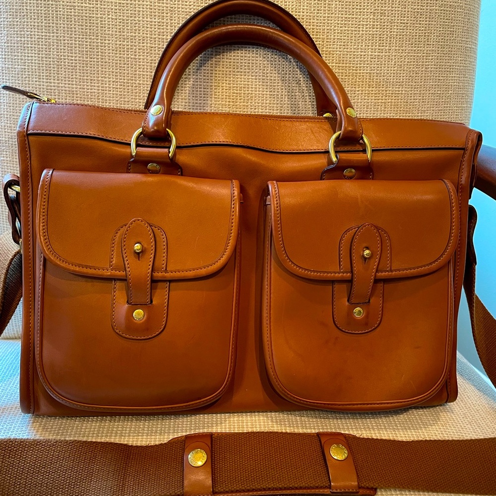 Ghurka Examiner No. 5 (2018) Briefcase in Chestnut